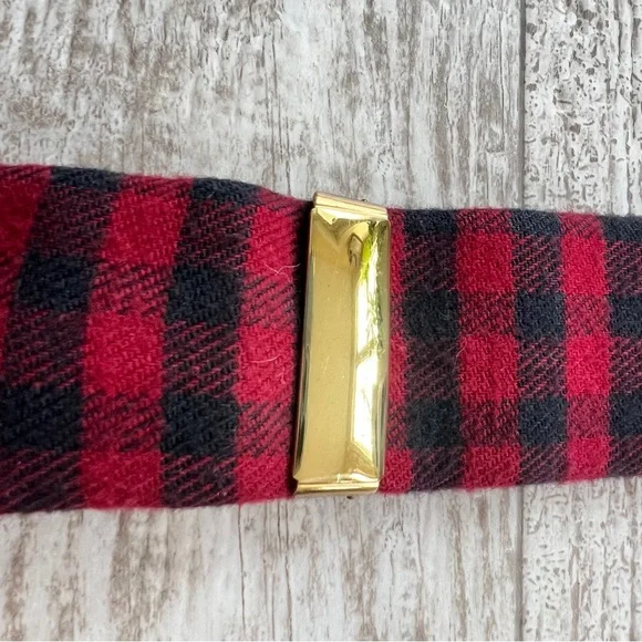 Vintage RARE MENS Polo Ralph Lauren Green Red Black Suspenders Braces Brass
